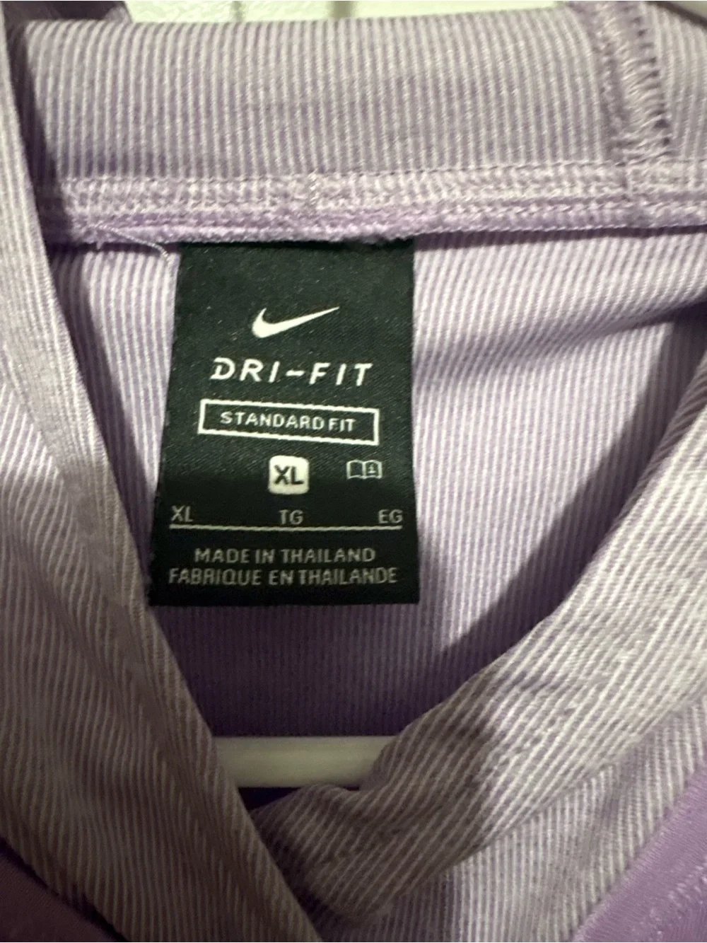 Nike Lavender Hooded Long-Sleeve Top and Nike Yoga Pants
